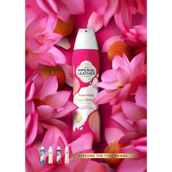 Imperial Leather Lychee & Lotus Flower Nourishing Foam Burst 200ml