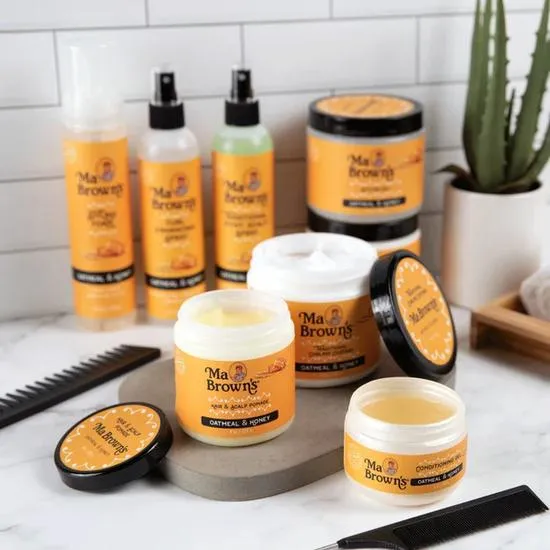 Ma Browns Hair & Scalp Pomade With Oatmeal & Honey 226 g