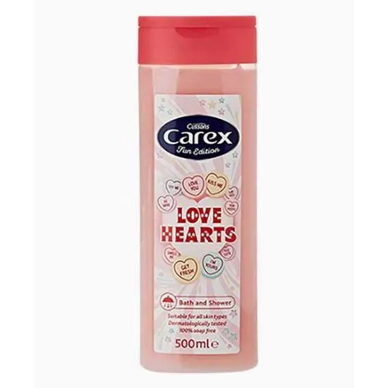Carex Fun Edition Love Hearts Shower Gel 500ml