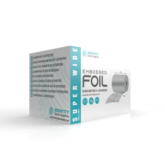 Identity Salon Supplies Embossed Highlighting & Colouring Super Wide Foil 15 cm X 100 m