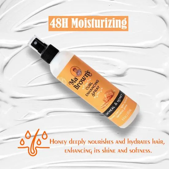 Ma Browns Curl Enhancing Spray With Oatmeal & Honey 237ml