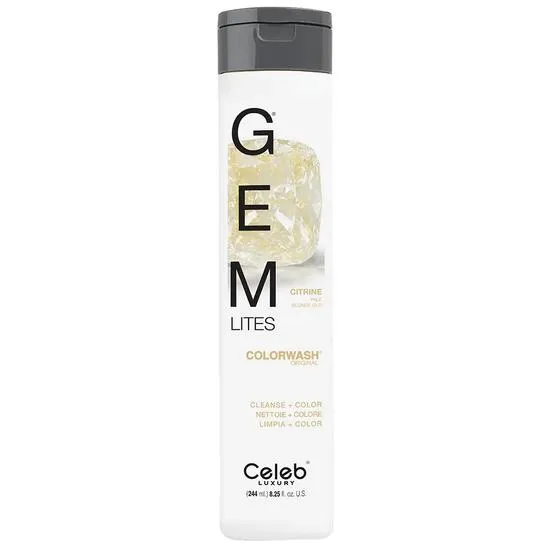 Celeb Luxury Citrine Pale Glo Original Colorwash Cleanse Colour 244ml