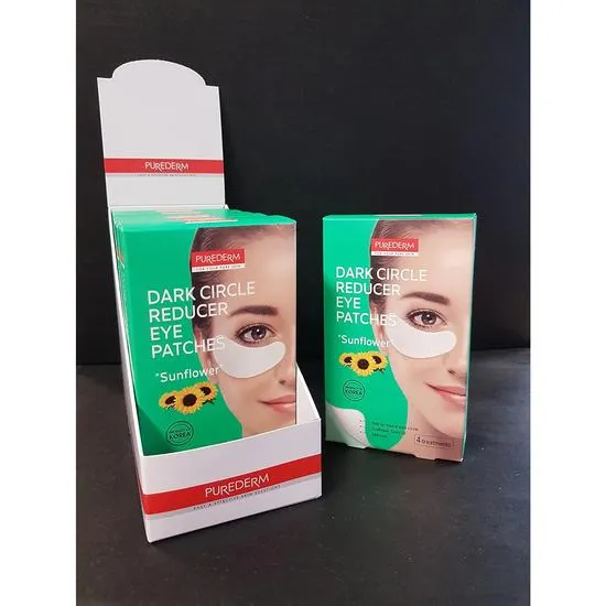 Purederm Dark Circle Reducer Sunflower Eye Patches 4 Sachet