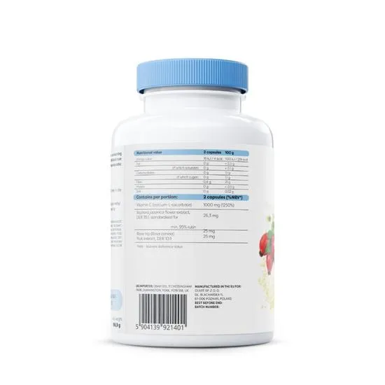 Osavi Vitamin C1000 With Rutin & Rose Hip Capsules 120 Capsules