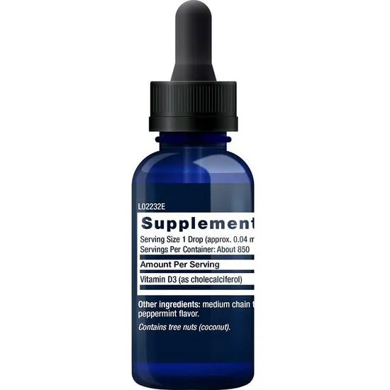 Life Extension Liquid Vitamin D3 50mcg Mint 29ml