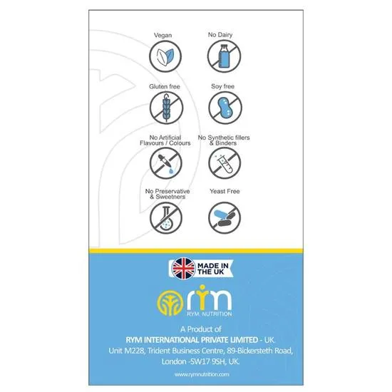 RYM Nutrition De-Stress Relax & Calm Capsules 30 Capsules