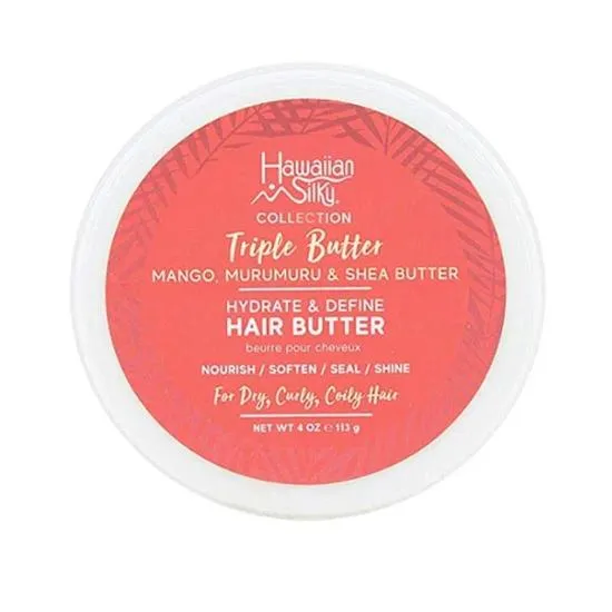 Hawaiian Silky Triple Butter Hydrate & Define Hair Butter 113g