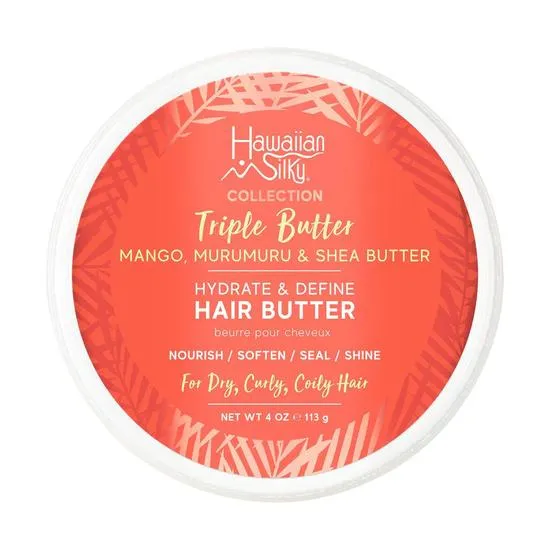 Hawaiian Silky Triple Butter Hydrate & Define Hair Butter 113g