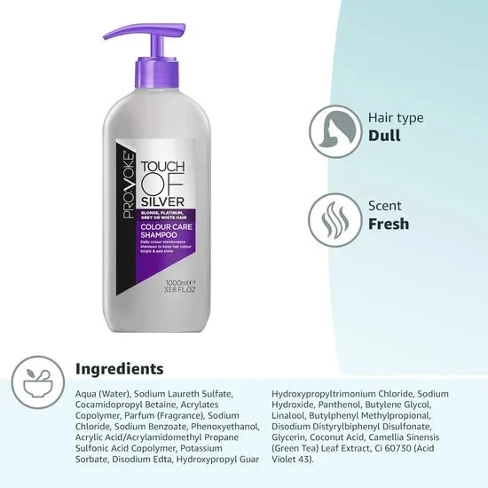 PRO:VOKE Touch Of Silver Colour Care Shampoo 200ml