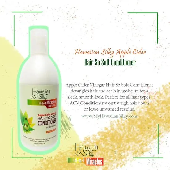 Hawaiian Silky Apple Cider Vinegar So Soft Conditioner 355ml