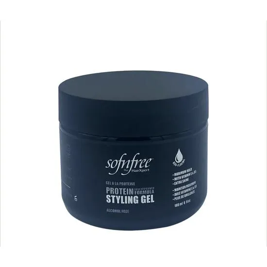 Sofn'Free Protein Styling Gel Black 170g
