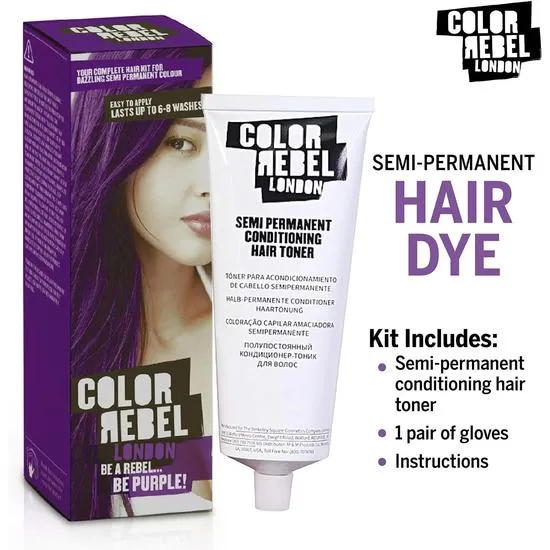 Color Rebel London Be Purple Conditioning Hair Toner 100ml