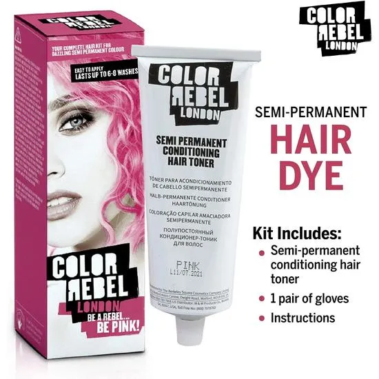Color Rebel London Be Pink Conditioning Hair Toner 100ml