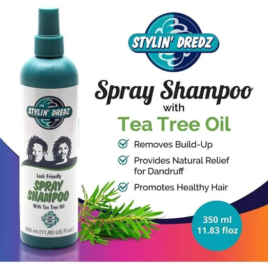 Stylin' Dredz Spray Shampoo With Tea Tree Oil 350ml