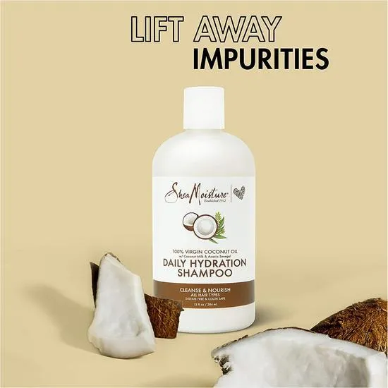 Shea Moisture 100% Virgin Coconut Oil Shampoo 384ml
