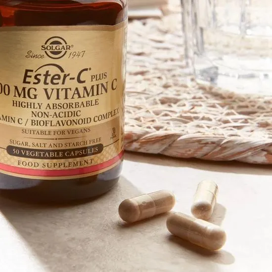 Solgar Ester-C Plus Vitamin C 500mg Vegicaps 50 Vegicaps
