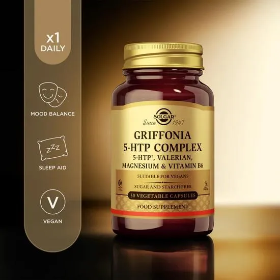 Solgar Griffonia 5-HTP Complex Vegicaps 30 Vegicaps