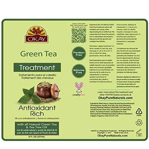 Okay Nourishing Antioxidant Rich Green Tea Treatment 237ml