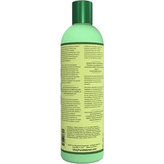 Okay Nourishing Antioxidant Rich Green Tea Shampoo 355ml
