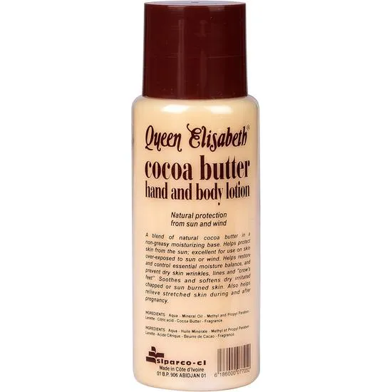 Queen Elisabeth Cocoa Butter Hand & Body Lotion 400ml