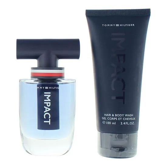 Tommy Hilfiger Impact Eau De Toilette 50ml + Body Wash 100ml Gift Set For Him 50ml