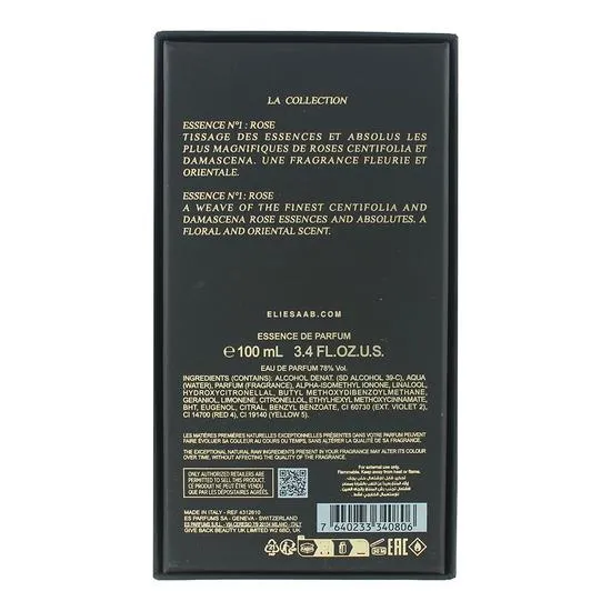 Elie Saab Essence No.1 Rose Eau De Parfum 100ml