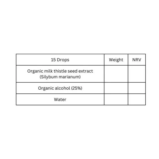 Viridian 100% Organic Milk Thistle Tincture 50ml