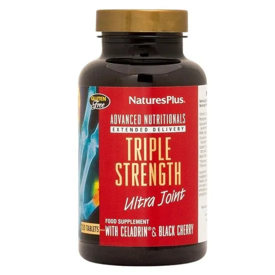Nature's Plus Triple Strength Ultra Joint Glucosamine/Chondroitin/MSM With Celadrin 120 Tablets