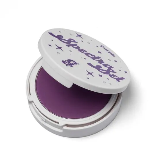 Glisten Cosmetics Purple Spectra Set Colourful Pressed Powder