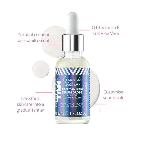 Skinny Tan Coconut Water Face Serum Tanning Drops 30ml