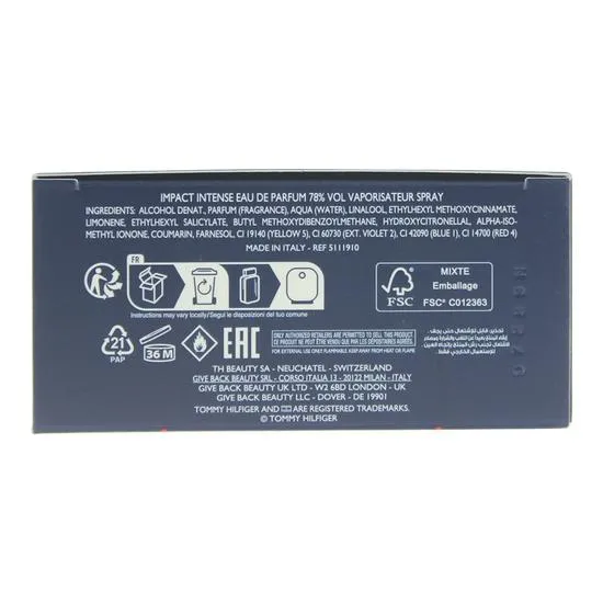Tommy Hilfiger Impact Intense Eau De Parfum 100ml
