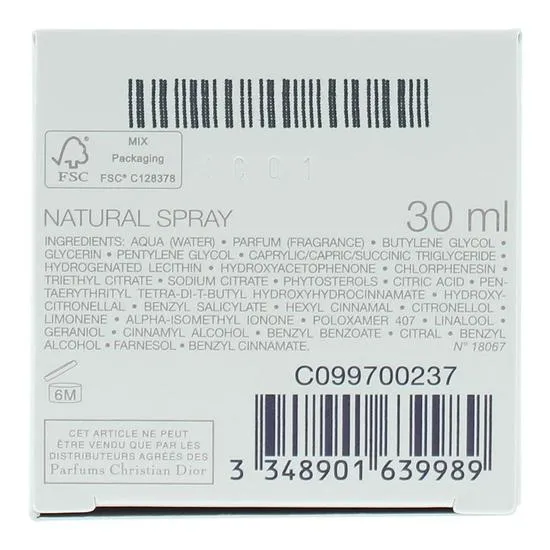 DIOR J'Adore Parfum D'Eau Eau De Parfum 30ml