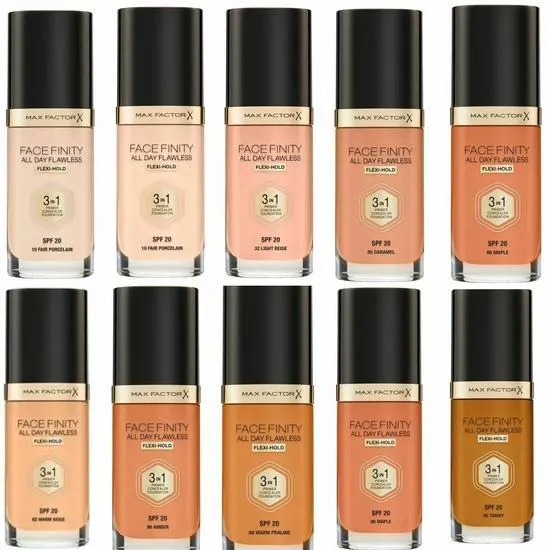 Max Factor Facefinity All Day Flawless Flexi-Hold Foundation Fair Porcelain