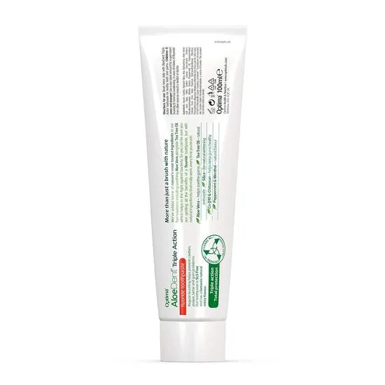 Aloe Dent Triple Action Fluoride Toothpaste 100ml