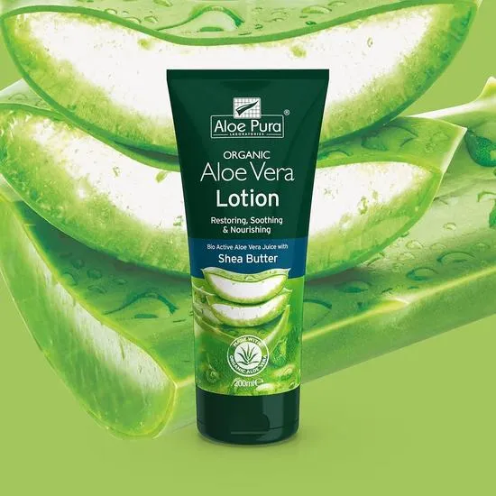 Aloe Pura Organic Aloe Vera Lotion With Shea Butter 200ml
