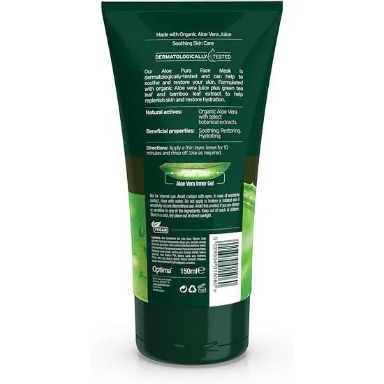 Aloe Pura Aloe Vera Face Mask 150ml
