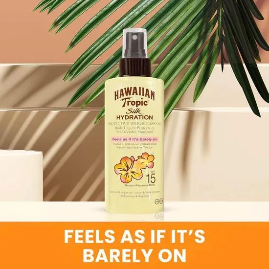 Hawaiian Tropic Silk Hydration Dry Oil Mist SPF 15 150ml