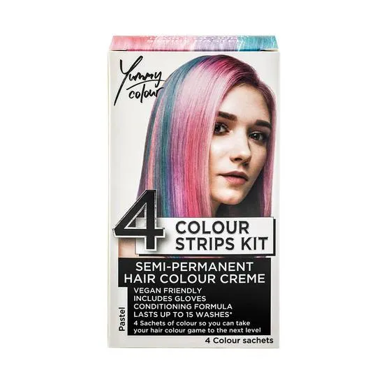 Stargazer Yummy Colour 4 Colour Strip Kit Pastel