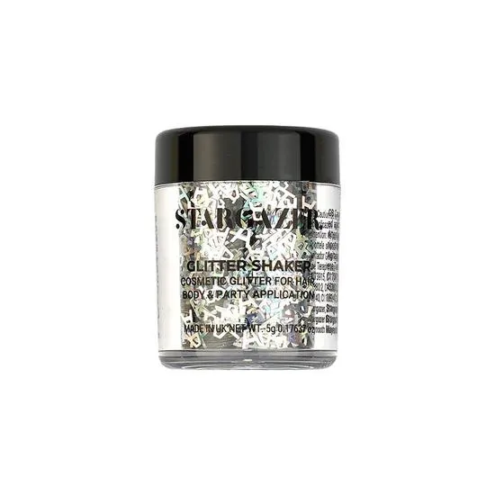 Stargazer Shapes Face Glitter Shaker Gold Heart