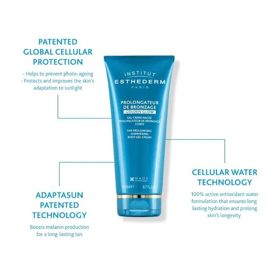 Institut Esthederm Tan Prolonging Shimmering Body Gel-Cream 200ml