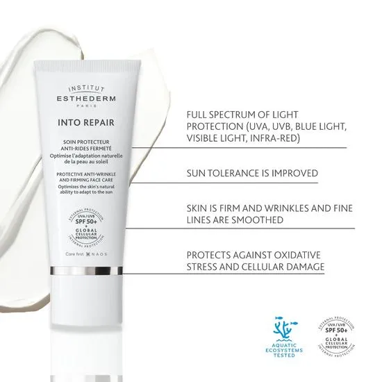 Institut Esthederm Into Repair Protective Anti Wrinkle Face Care SPF 50+ 50ml