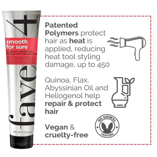 Fave4 Smooth For Sure Blowout Cream 160ml