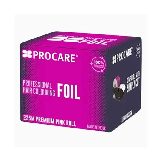 ProCare Hair Colouring Foil Pink 100 X 225
