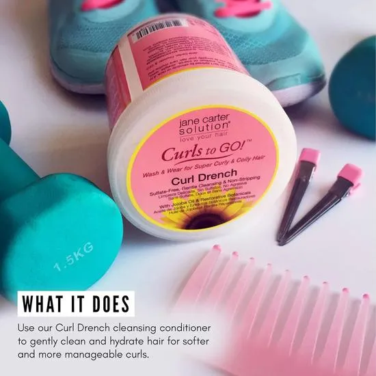 Jane Carter Solution Curls To Go Curl Drench Cleansing Co Wash 454g