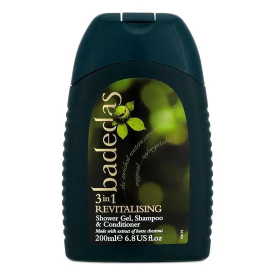 Badedas 3 In 1 Revitalising Shower Gel Shampoo & Conditioner 200ml