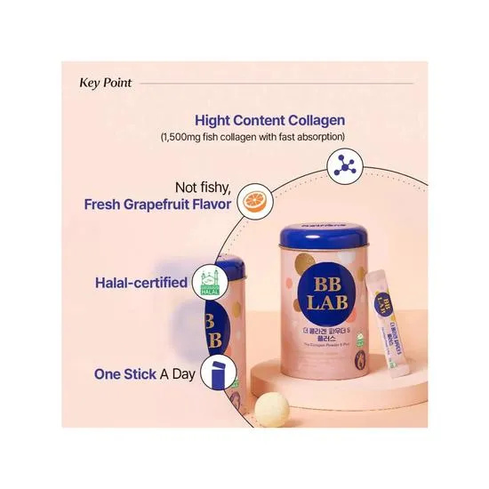 BB LAB The Collagen Powder S Plus Halal 1 Box (30 Days Supply)