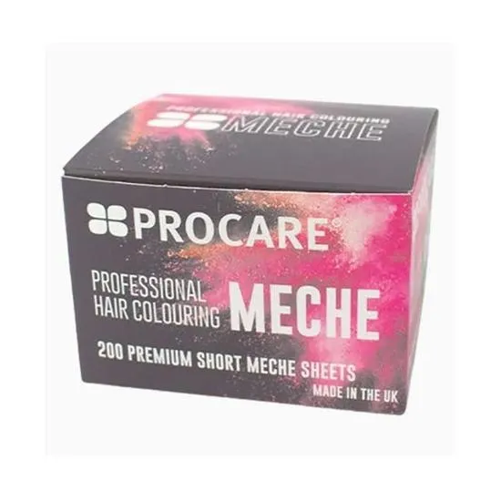 ProCare Premium Hair Colouring Short Meche 200 Strips Pack