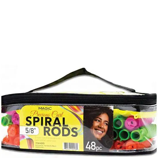 Magic Collection Assorted Precious Curl Spiral Rods SR3 48 x 5/8 Inches
