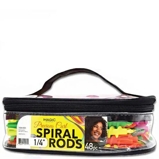 Magic Collection Assorted Precious Curl Spiral Rods SR1 48 x 1/4 Inches