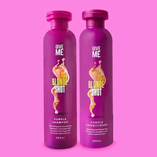 Give Me Blonde Shot Shampoo & Conditioner Bundle 250ml Shampoo + 250ml Conditioner